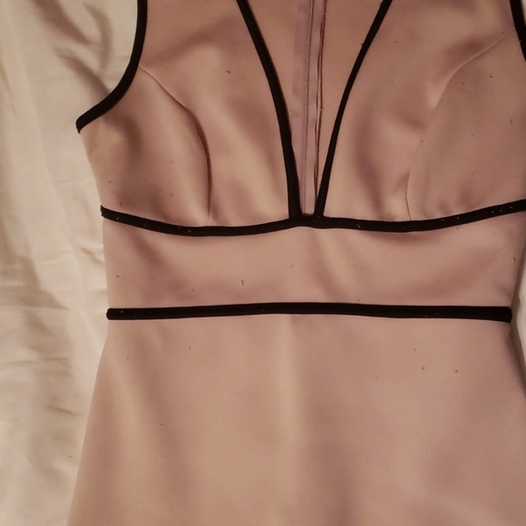 Cream Evening Dress - Picture 2 of 4